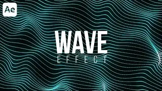 Abstract Wave Background Effect  | After Effect Tutorial 2023 | Trapcode Mir 3 Plugin