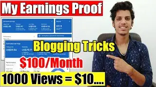 🤑My New Website Google AdSense Earnings Proof With Traffic Details | Blogging Earnings Proof 2021