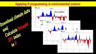 Download History Climate Data and Calculate Drought Index (SPI) in R  Studio:|