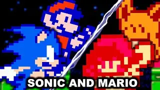 SONIC and MARIO Sing and Game Rhythm 9 (Mario Sing and Game Rhythm 9 Cover) - Mario Madness V2 FNF