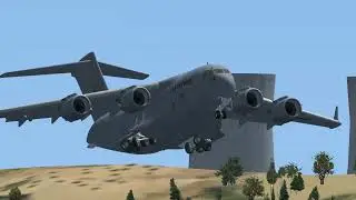 Landing the Boeing C-17 Globemaster III at McGuire Air Force Base in FSX