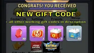 Top War - New Bonus Gift Code + All other working gift codes in the description