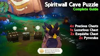 Spiritwall Cave Monetoo Puzzle | Ameyalco Waters | Natlan | Genshin Impact 5.0