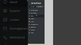 Responsive Sidebar Menu in HTML CSS & JavaScript Dark/Light Mode