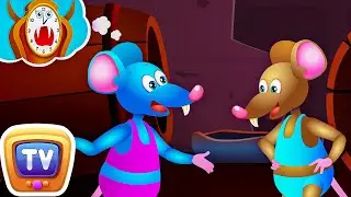 Hickory Dickory Dock Nursery Rhyme With Lyrics - Cartoon Animation Rhymes & Songs for Children