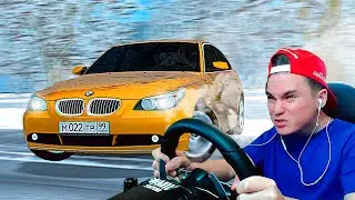 ЕДУ СМОТРЕТЬ BMW E60 ДЛЯ ПОКУПКИ!! - РЕАЛЬНАЯ ЖИЗНЬ в CITY CAR DRIVING с РУЛЕМ!