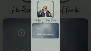 Ali Ramazan Dinç Efendi I "Kişi sevdiğiyle beraberdir."