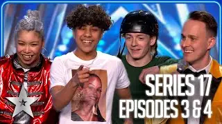 Series 17 Auditions | Episodes 3 and 4 | Britains Got Talent