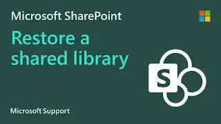 How to restore a shared library in SharePoint | Microsoft