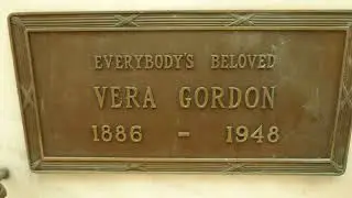 Actress Vera Gordon Grave Hollywood Forever Cemetery Los Angeles California USA May 1, 2023