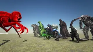 RED THE HELLBEAST vs TEAM GODZILLA