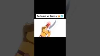 Saitama vs garou 🔥💀 | One punch man #shorts #anime #badass #moments