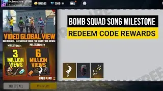 Bomb Squad Song Redeem Code Free Fire | Free Fire New Event | Today Redeem Code Free Fire