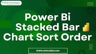 How to sort order on Power BI stacked bar chart | Power BI for Beginners | Microsoft Power BI