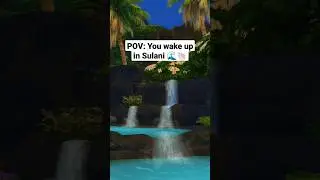 POV: You're a sim waking up in Sulani (Island Living Expansion pack) #thesims4 #sims #summer