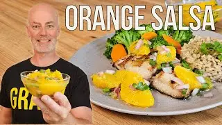 Orange Salsa | Salsa recipe | How to make Orange Salsa | Homemade Orange Salsa | Tangy Salsa