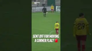 SENT OFF FOR REMOVING A CORNER FLAG? 🟥