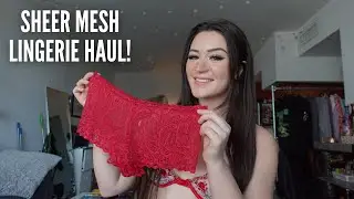 VICTORIA’S SECRET SHEER MESH LINGERIE HAUL!