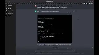 GPT chat example