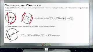 Chords in Circles: Lesson (Basic Geometry Concepts)