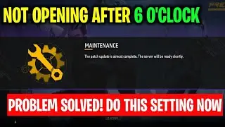 The Patch Update almost Complete Server Will Be Ready Shortly || Maintainance Problem Freefire