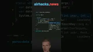 How To Parse a Date #java #shorts #coding #airhacks