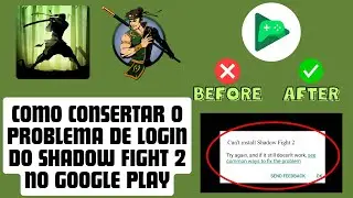 Como consertar o problema de login do Shadow Fight 2 no Google Play 2025 {NOVO Processo}