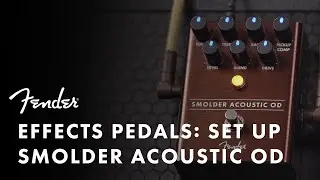 Smolder Acoustic Overdrive Setup | Effects Pedals | Fender