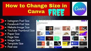 Canva How to Change Size in Canva, Paper Size, Page Size, Image Size,  Template Size, Pixel size