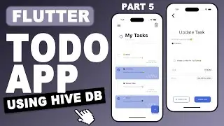 Flutter Tutorial | Flutter TODO App with Hive DataBase, Hive Local Storage Tutorial [CRUD] - Part 5