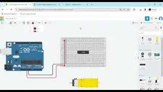 Arduino interface with BO Motor Tinkercad