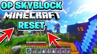 OP SKYBLOCK MINECRAFT SERVER RESET (FREE RANKS) 1.8/1.9/1.12.2/1.13.1/1.14 2019 [HD]