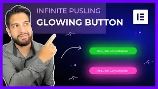 Glowing/Pulsing Button Effect In Elementor | Neon Button