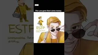 How MBTI types react to getting MONEY 😂 (part 1)