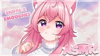 【3DIO ASMR】Catgirl Give You Sniffa and Smooches!🐱🩷With Fluffy Ear Picks and Blowing! [Vtuber]