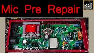 Golden Age Pre 73 Jr - Mic Preamp Repair - Broken Power Jack Replacement