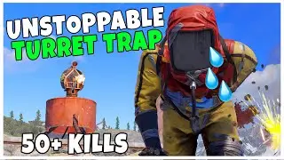 RUST | Luring Players To My AUTO TURRET TRAP To Farm ALL OF THEIR LOOT!