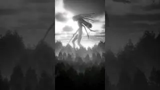 Night Monster in ue5 & Blender Cinematics #blender #vfx #animation #cinematic #dark #monster #scary