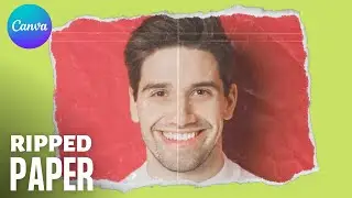 How to Create Ripped Paper Effect in Canva