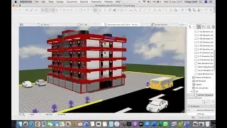 How to Add a 3D Text into a storey building house plan in Archicad 25