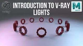 Maya | VRay Plane and Sphere Light in Maya for Beginners