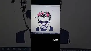 Thala Ajith, animating in python with sketchpy || turtle || Sketchpy || Code Hub