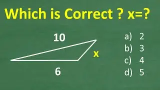 A triangle has sides 10 and 6 – what could be the missing side?