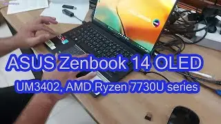 Unbox ASUS Zenbook 14 OLED (UM3402, AMD Ryzen 7730U series) Powerful 8/16