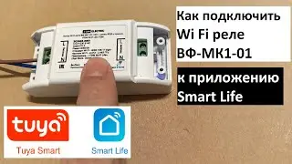 Как подключить WiFi реле ВФ-МК1-01 к приложению Smart Life?