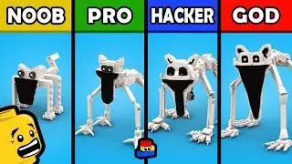 LEGO Poppy Playtime: Building Nightmare CatNap (Noob, Pro, Hacker, and GOD)