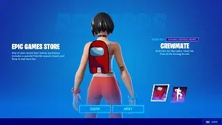 How To Get Among Us Crewmate Backbling And Distraction Emote In Fortnite! (Among Us In Fortnite)