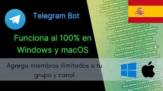 Cómo Agregar Miembros Ilimitados a tu Grupo y Canal de Telegram 2023 | Para Windows y macOS