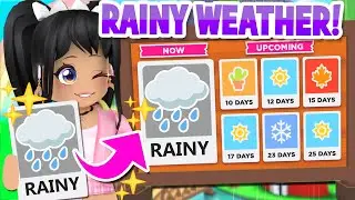 🌧️ADOPT ME IS ADDING RAINY WEATHER (roblox) TEA NEWS