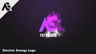 After Effects Tutorial: Electric Energy Particles Logo (Simple-Method)